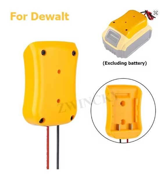 Adopters saderīgs ar akumulatoru DeWalt 18V